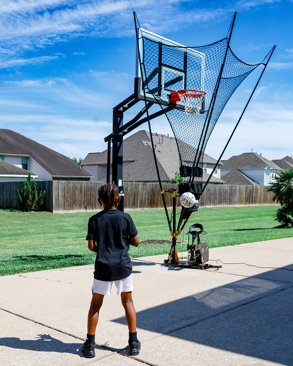 ⚡Flash Sale Ends Soon!--Basketball Shooting Practice Machine