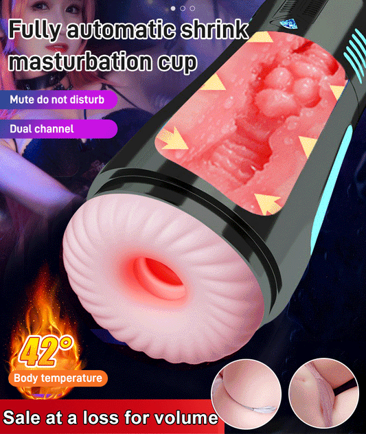 Fully automatic, hands-free retractable relaxation cup